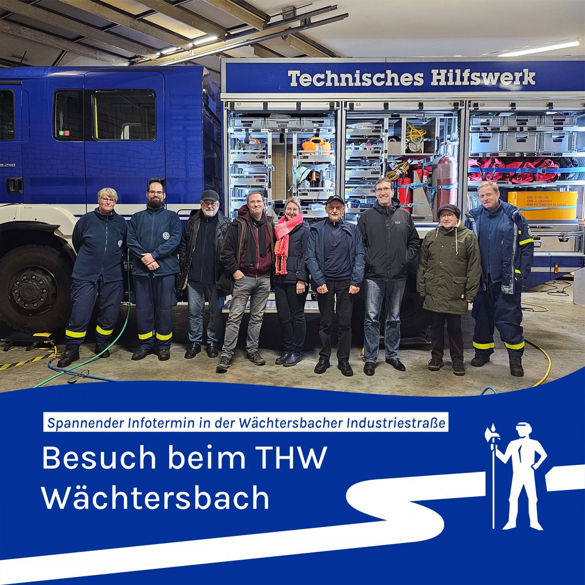 Besuch beim Technische Hilfswerk in Wächtersbach