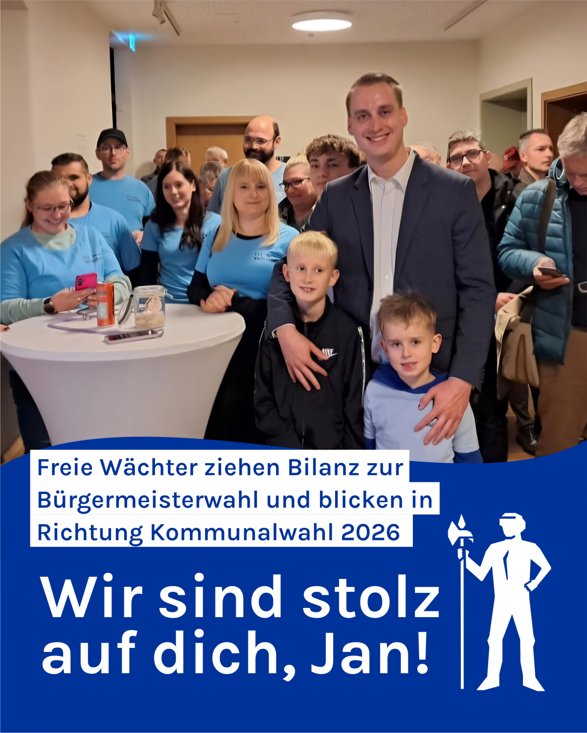 Freie Wächter blicken auf die Bürgermeisterwahl zurück