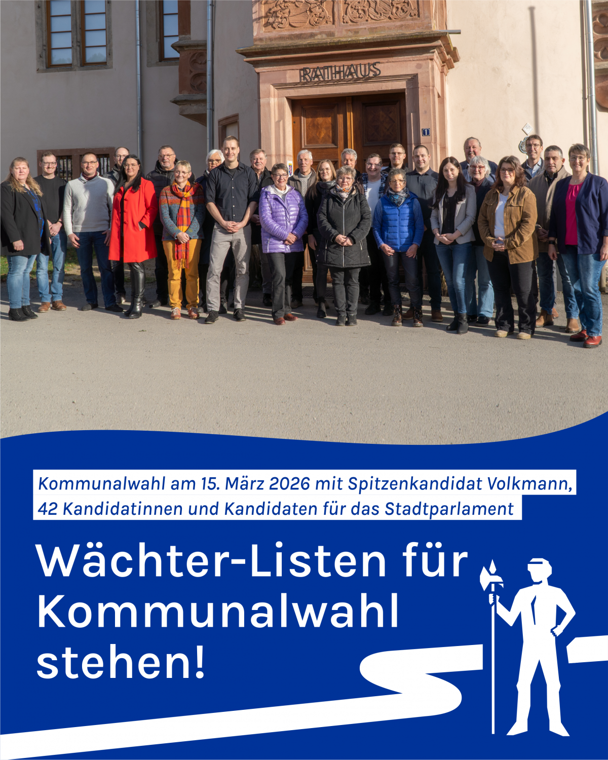 Wächter-Listen für die Kommunalwahl stehen